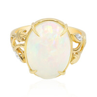 Anillo en oro con Ópalo de Welo (Adela Gold)