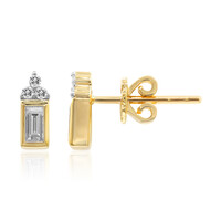 Pendientes en oro con Diamante SI1 (G)