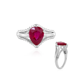 Anillo en plata con Rubí de Bemainty
