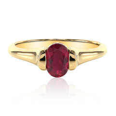 Anillo en oro con Rubelita (Tenner Diniz)