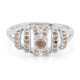 Anillo en plata con Diamante fantasía
