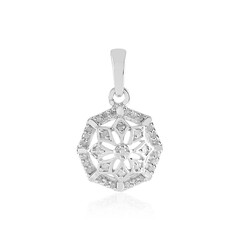 Colgante en plata con Diamante I2 (I)