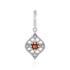 Colgante en plata con Zafiro Padparadscha
