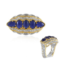 Anillo en plata con Sodalita (Gems en Vogue)