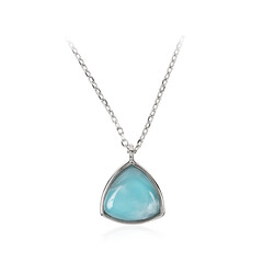 Collar en plata con Larimar