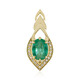 Colgante en oro con Esmeralda de Zambia AAA (de Melo)
