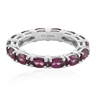 Anillo en plata con Granate de Tocantin