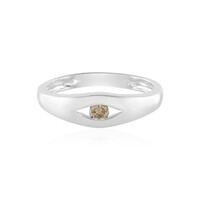 Anillo en plata con Diamante champán I2