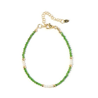 Brazalete en plata con Perla de Akoya