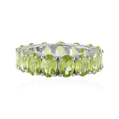 Anillo en plata con Peridoto