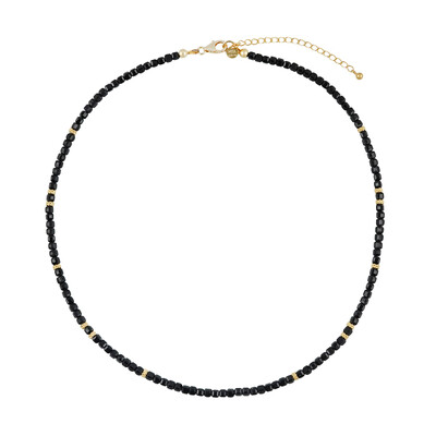 Collar en plata con Turmalina negra