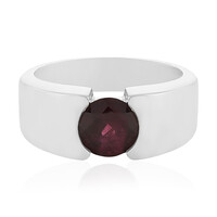 Anillo en plata con Rodolita