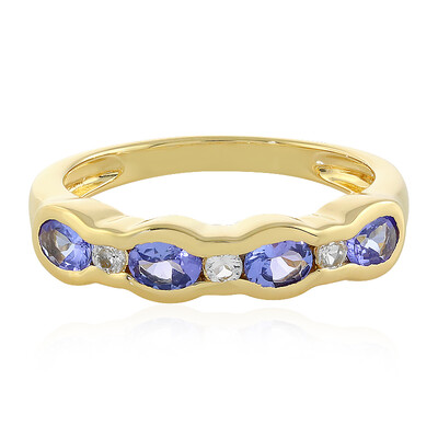 Anillo en plata con Tanzanita