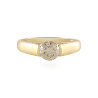 Anillo en oro con Diamante champán I1  (de Melo)