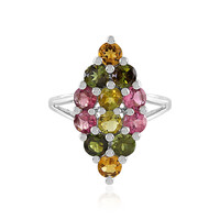 Anillo en plata con Turmalina
