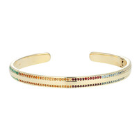 Brazalete en plata con Topacio azul cielo (Adela Silber)