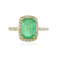 Anillo en oro con Esmeralda de Etiopía (AMAYANI)