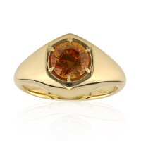 Anillo en oro con Esfalerita