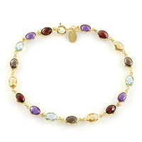 Brazalete en plata con Amatista