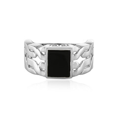Anillo de hombre en plata con Ónix