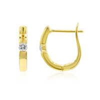 Pendientes en oro con Diamante IF (D)