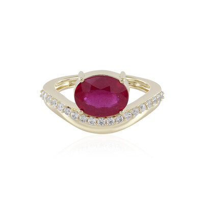 Anillo en oro con Rubí de Madagascar (de Melo)