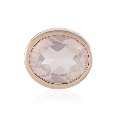Colgante en plata con Cuarzo rosa (MONOSONO COLLECTION)