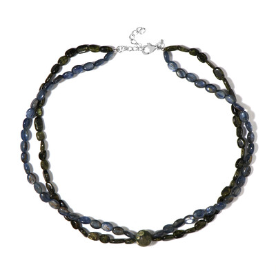 Collar en plata con Cianita de Nepal