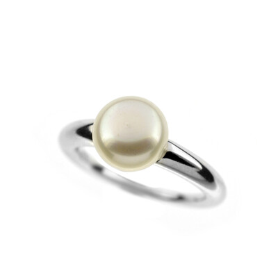 Anillo en plata con Perla (dagen)
