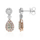 Pendientes en oro con Diamante verde SI1 (CIRARI)