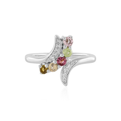 Anillo en plata con Turmalina
