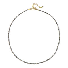 Collar en plata con Diamante plateado