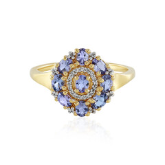 Anillo en plata con Tanzanita