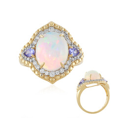 Anillo en oro con Ópalo de Welo (Adela Gold)