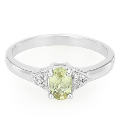 Anillo en plata con Crisoberilo