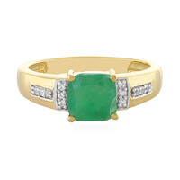 Anillo en plata con Esmeralda de Socoto