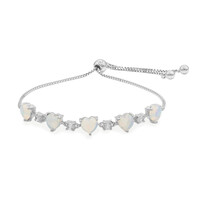 Brazalete en plata con Ópalo de Welo