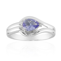 Anillo en oro con Tanzanita sin calentar (Remy Rotenier)