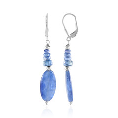 Pendientes en plata con Cianita