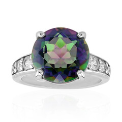 Anillo en plata con Cuarzo místico