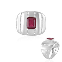Anillo en plata con Rubí de Madagascar (de Melo)