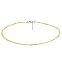 Collar en plata con Ópalo amarillo