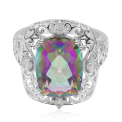 Anillo en plata con Cuarzo místico