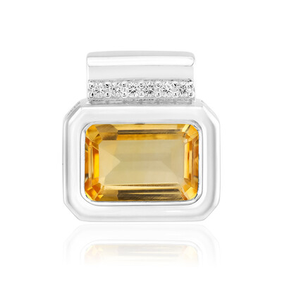 Colgante en plata con Citrino (MONOSONO COLLECTION)