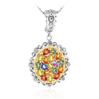 Collar en plata con Zafiro (Dallas Prince Designs)