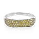 Anillo en plata con Diamante fantasía