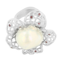 Anillo en plata con Perla Freshwater