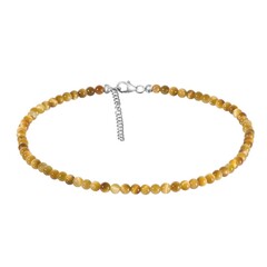 Collar en plata con Ojo de tigre