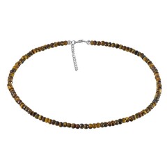 Collar en plata con Ojo de tigre
