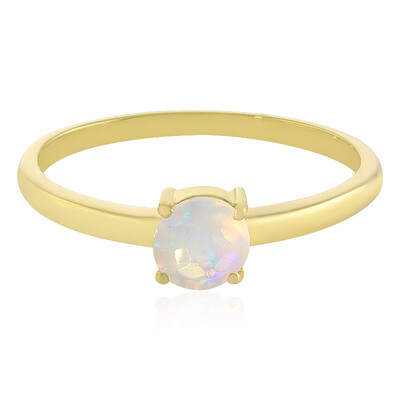 Anillo en oro con Ópalo de Welo